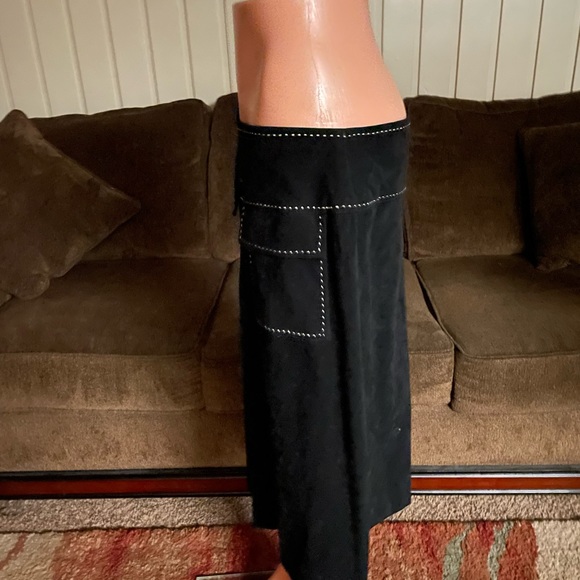 Lennie NY~ Black Velvet Size 10 Skirt - Picture 4 of 14